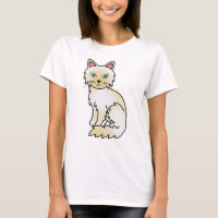 Cream Point Birman / Ragdoll Cute Cartoon Cat