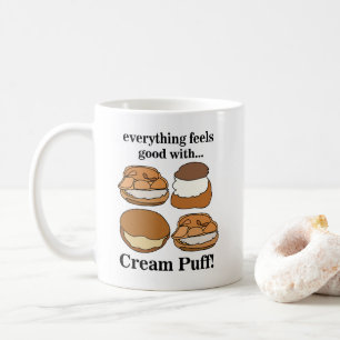Cream Puff Food Dessert  Coffee Mug