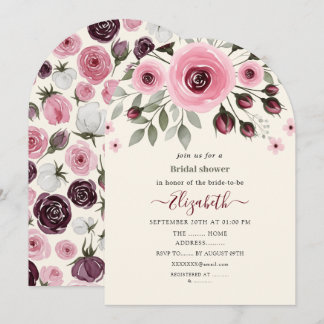 Cream Roses Invitation