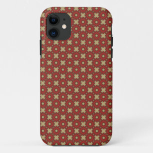 Cream Rust Earth Connected Pattern iPhone 5 Case