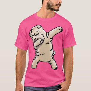 Cream Shar Pei Dabbing Funny Dog Dab Dance T-Shirt