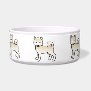 Cream Shiba Inu Cute Cartoon Dog