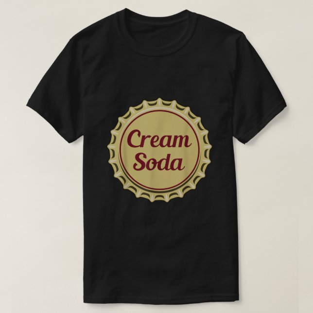 Cream Soda fizzy drink bottle top  (Design Front)