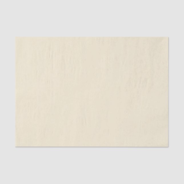 Cream Solid Colour Tissue Paper (Front)