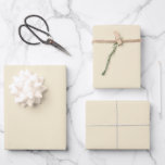 Cream Solid Colour Wrapping Paper Sheets<br><div class="desc">Cream Solid Colour Wrapping Paper Sheets, great for the wrapping of favours and gifts for special occasions such as weddings, baptisms and christenings. The cream colour is designed to co-ordinate with products in the Elegant Cream Beige Wedding Invitation Suite such as the unity candle set, the bridesmaid proposal invitation and...</div>