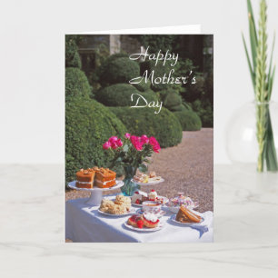 Cream tea mother's day card