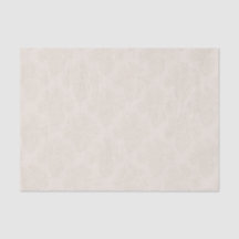 Cream Tissue Paper Gift Wrap Solid Color