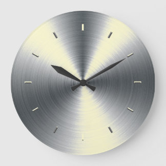 Cream Tone Coloured Large Clock