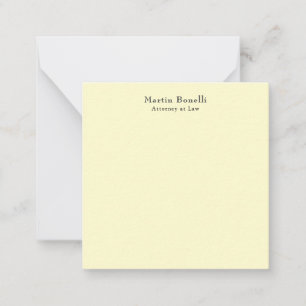 Cream Unique Classic Personalised Custom Own Name Card