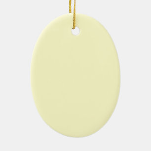 Cream Upscale Solid Colour Ceramic Tree Decoration