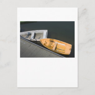 Creamsicle Boats Postcard