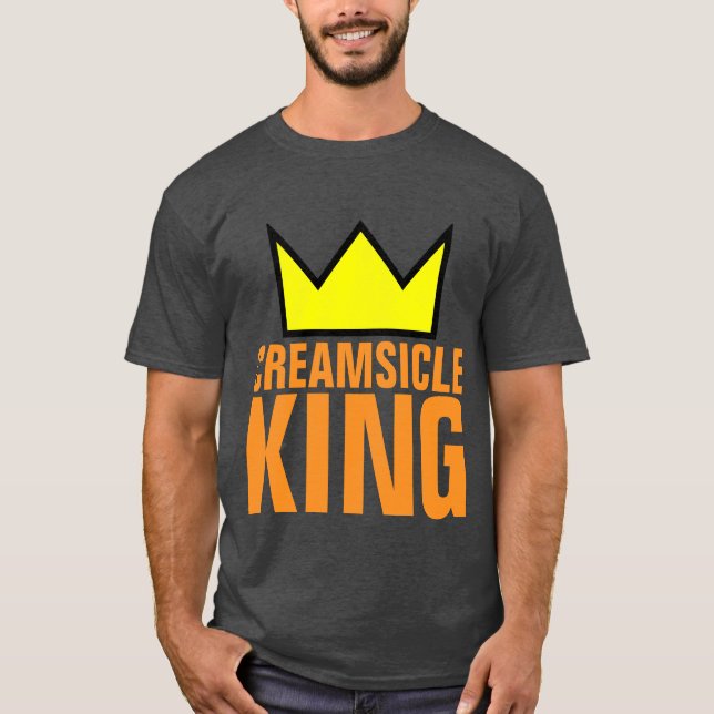 CREAMSICLE KING Men's T-Shirts (Front)