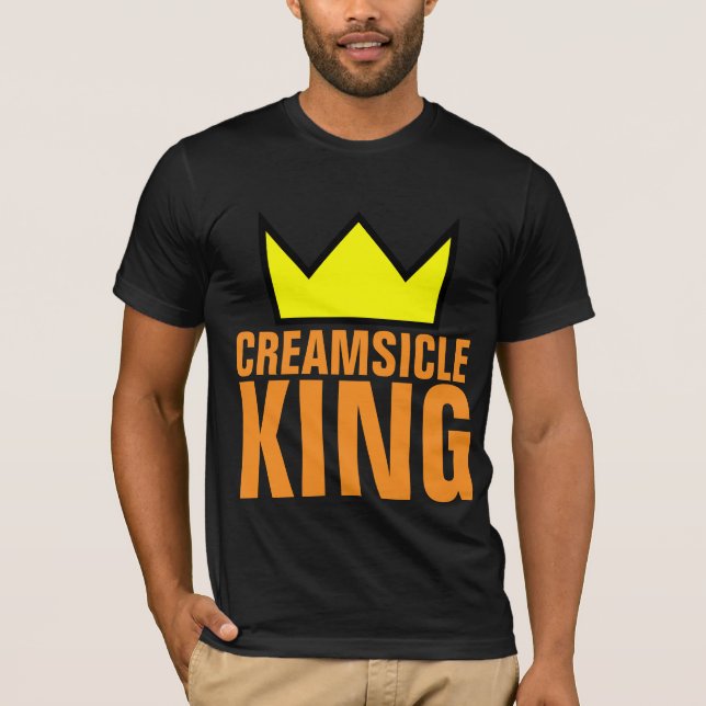 CREAMSICLE KING Men's T-Shirts (Front)