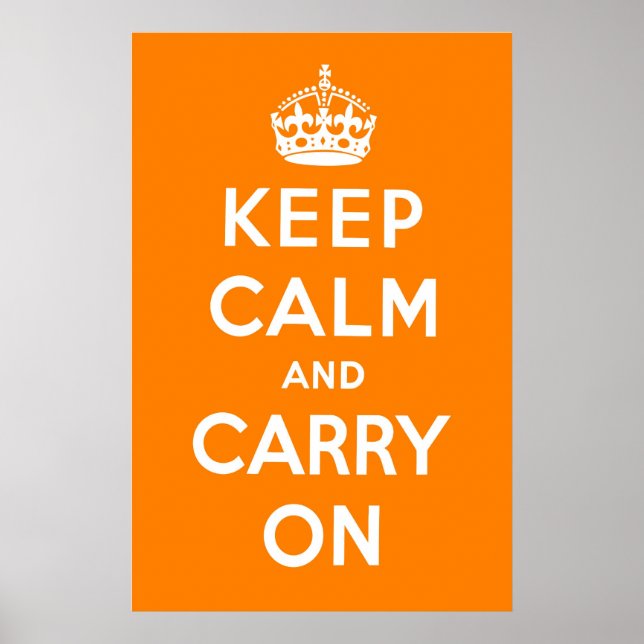 Creamsicle Orange Poster (Front)