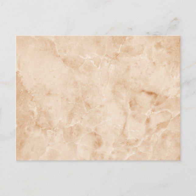 Creamy Marble Texture Postcard (Front)