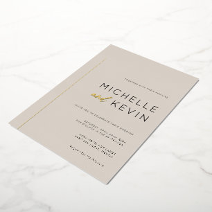 Creamy Neutrals Gold Detail Wedding