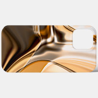 Creamy orange to brown twisted reflecting lighting