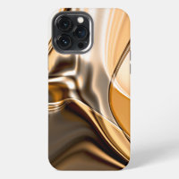 Creamy orange to brown twisted reflecting lighting