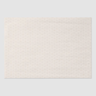 Creamy Peach Hexagon Pattern Tissue Paper
