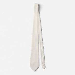 Creamy White Solid Colour Tie