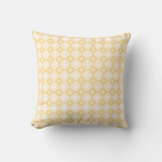 Creamy White Throw Pillow (Front)