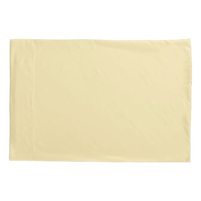 Creamy Yellow Pillowcase (Back)