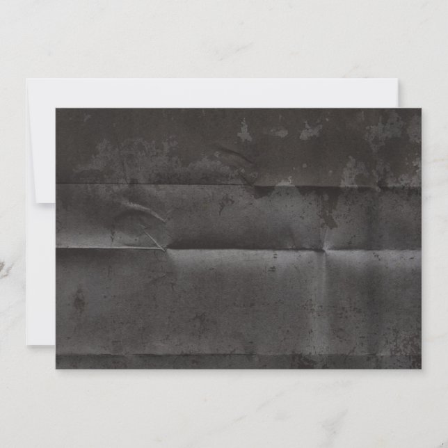 Creased Grungy Black Background (Front)