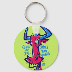 Creasy Bull. Key Ring
