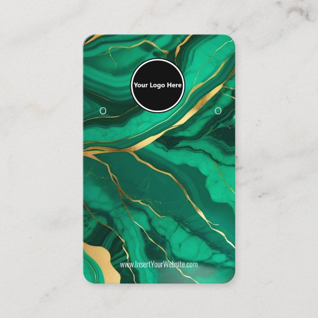 Creat Your Custom Logo Earring Display Card  (Front)