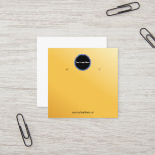 Creat Your Custom Logo Earring Display Card