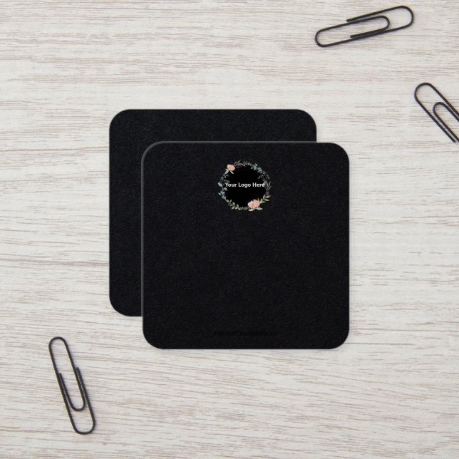 Creat Your Custom Logo Earring Display Card  (Front/Back In Situ)