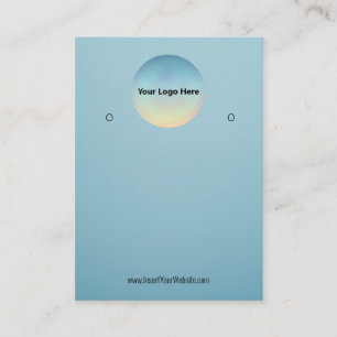 Creat Your Custom Logo Earring Display Card