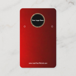Creat Your Custom Logo Earring Display Card