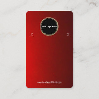 Creat Your Custom Logo Earring Display Card