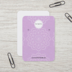 Creat Your Custom Logo Earring Display Card