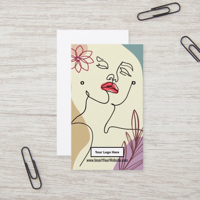 Creat Your Custom Logo Earring Display Card  (Front/Back In Situ)