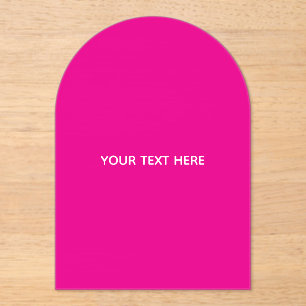 Creat Your Own Megenta Invitation Postcard
