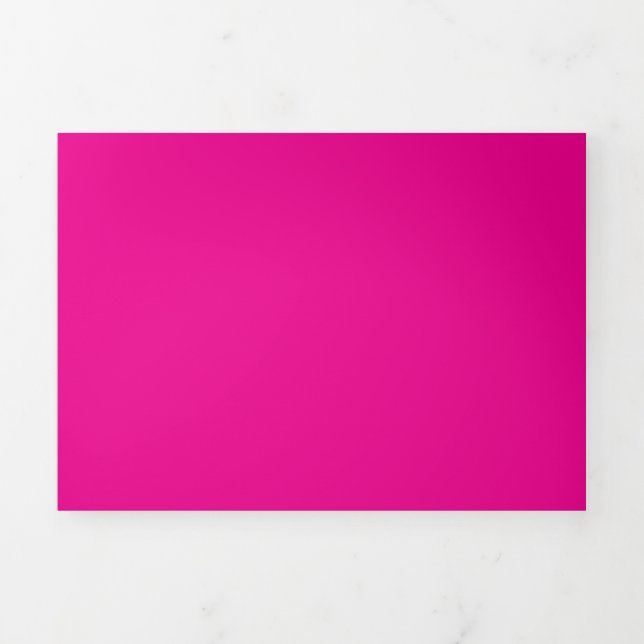 Creat Your Own Megenta Invitation Postcard (Cover)