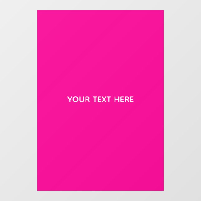 Creat Your Own Megenta Invitation Postcard (Sheet)