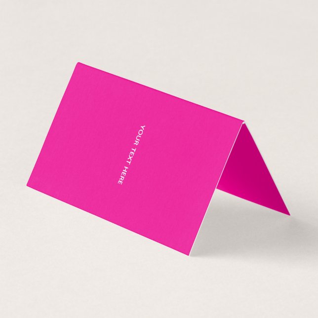 Creat Your Own Megenta Invitation Postcard (Front)