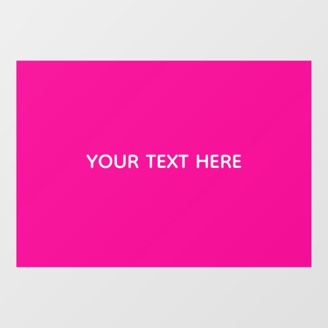 Creat Your Own Megenta Invitation Postcard (Sheet)