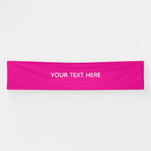 Creat Your Own Megenta Invitation Postcard Banner