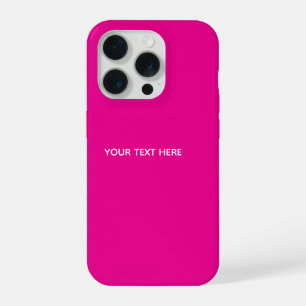 Creat Your Own Megenta Invitation Postcard iPhone 15 Pro Case