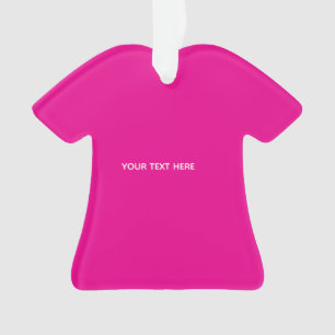 Creat Your Own Megenta Invitation Postcard Ornament