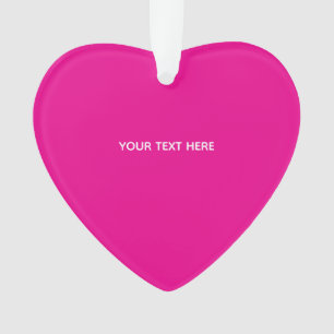 Creat Your Own Megenta Invitation Postcard Ornament