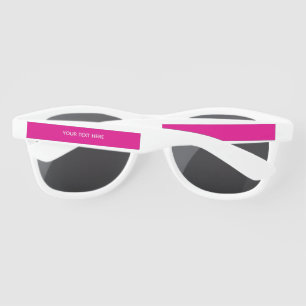 Creat Your Own Megenta Invitation Postcard Sunglasses