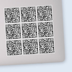Create 9 Scannable QR Codes Instantly Black White