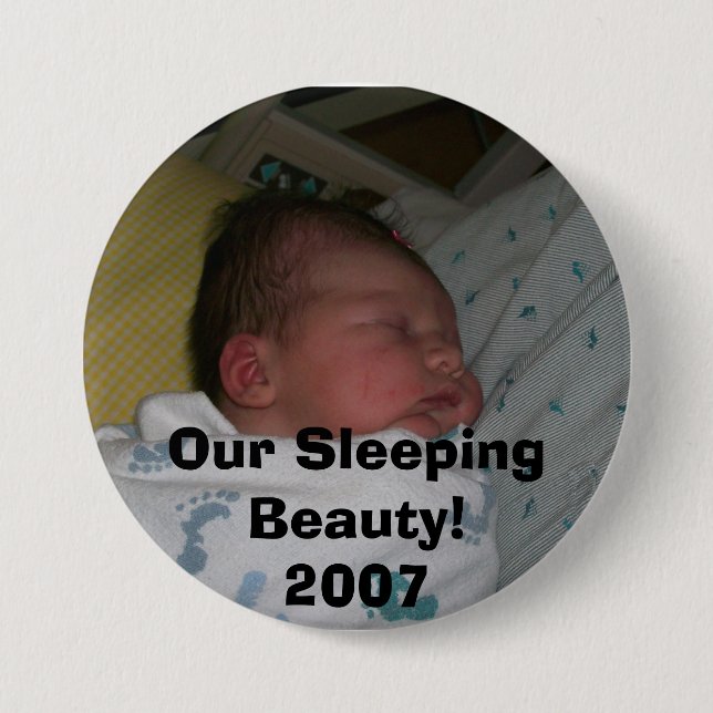 Create a button! 7.5 cm round badge (Front)