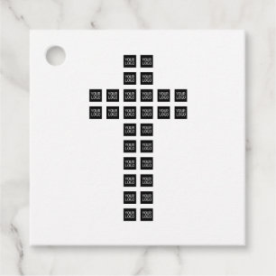 Create a Cross Pattern with any Logo or Image Favour Tags