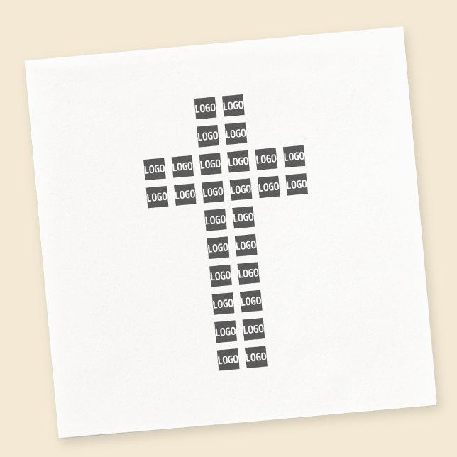 Create a Cross Pattern with any Logo or Image Napkin (Creator Uploaded)